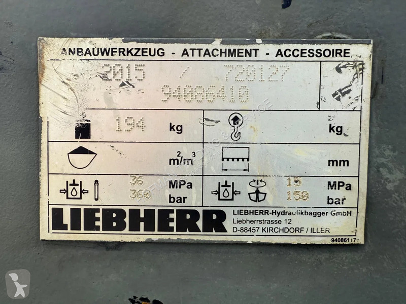 Udstyr til anlægsarbejder Liebherr PTA/10