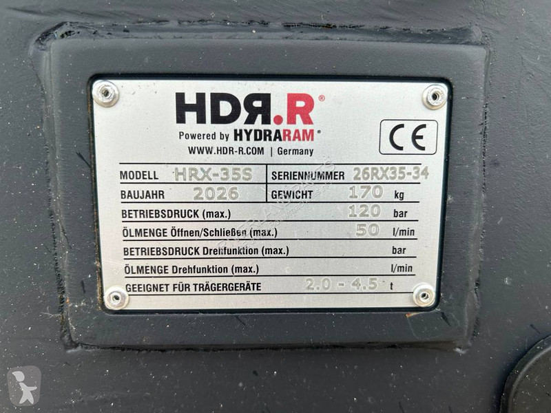 Udstyr til anlægsarbejder Hydraram HRX-35S...