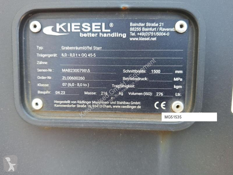 Vybavenie stavebného stroja Rädlinger KGL08S-1500