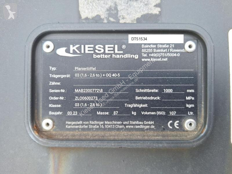 Vybavenie stavebného stroja Rädlinger KPL03