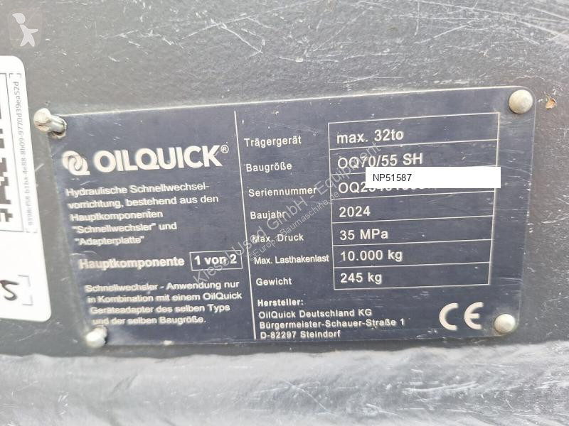 Vybavenie stavebného stroja Oilquick