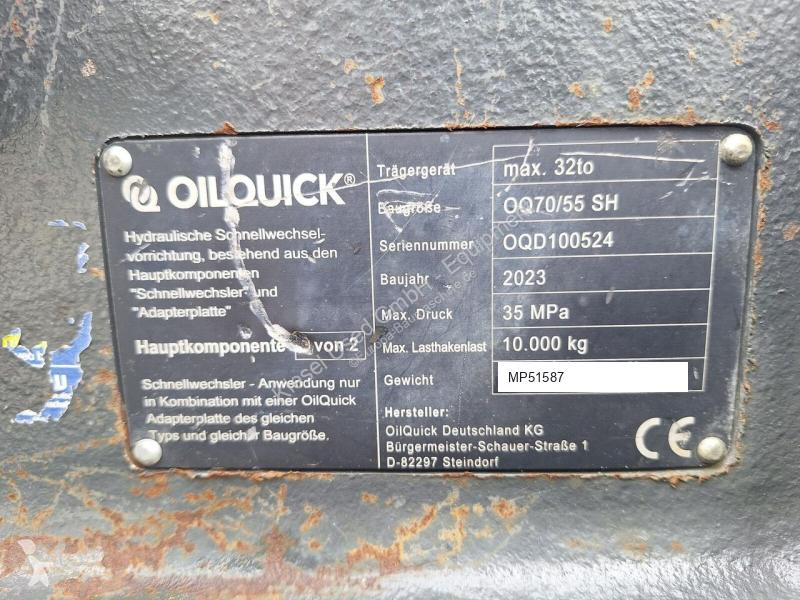 Vybavenie stavebného stroja Oilquick