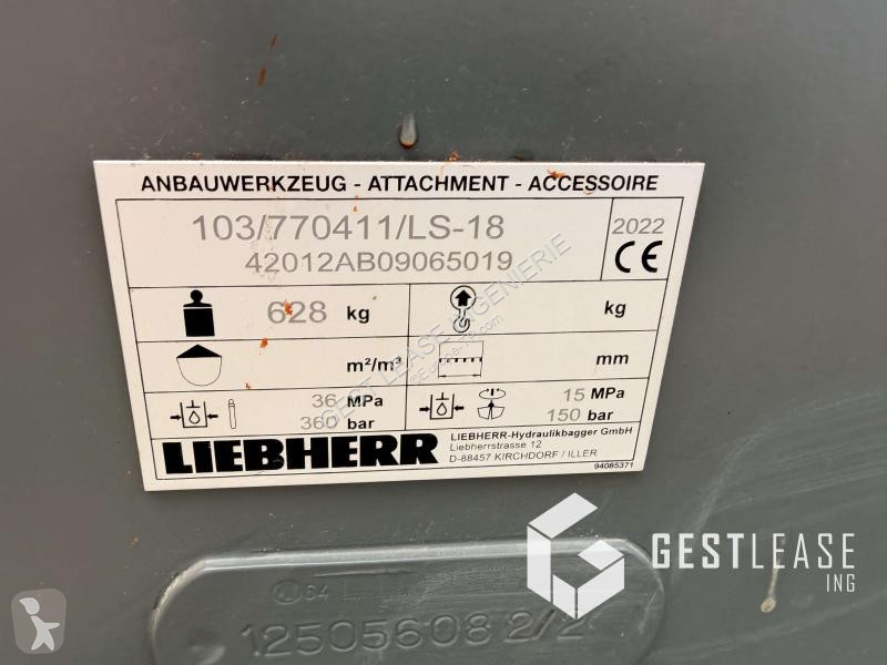Vybavenie stavebného stroja Liebherr  LS18...