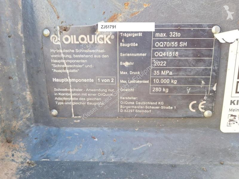 Vybavenie stavebného stroja Oilquick