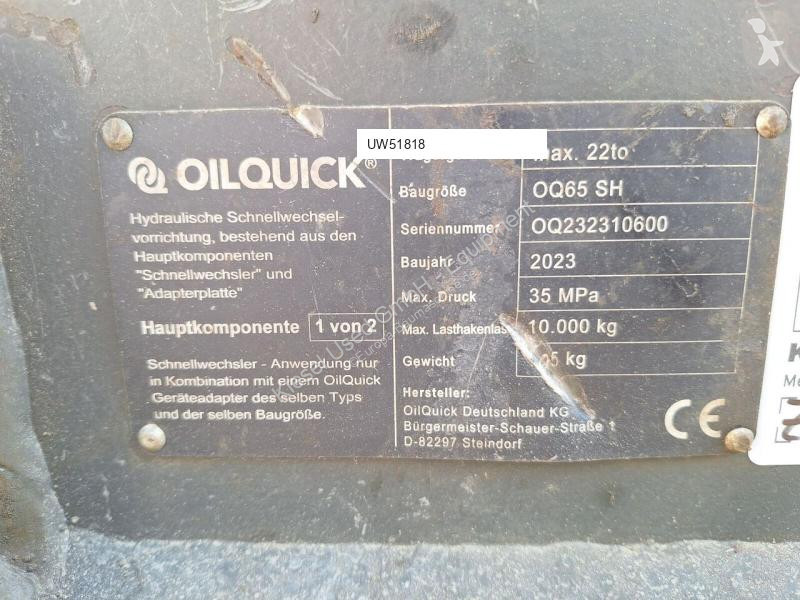 Vybavenie stavebného stroja Oilquick