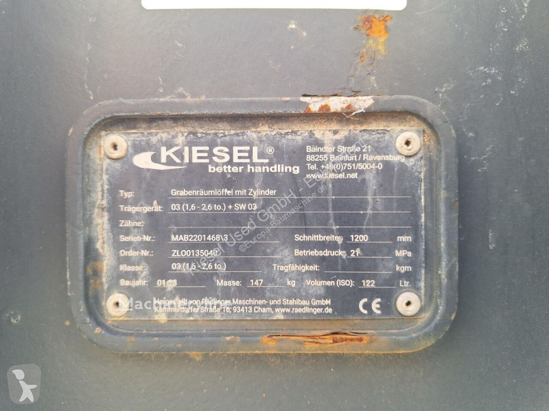 تجهيزات الأشغال العمومية Rädlinger 1200 mm