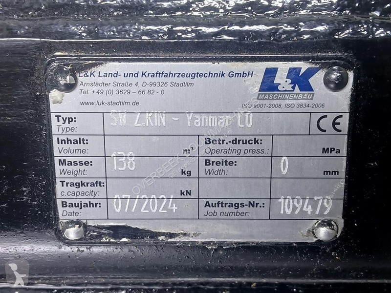 Bygg-anläggningsutrustningar Yanmar...
