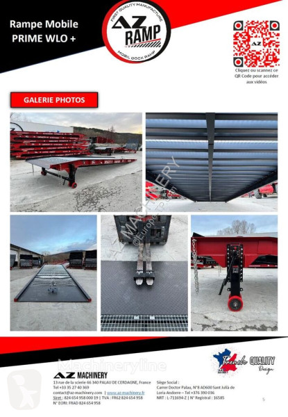 Bygg-anläggningsutrustningar  AZ RAMP-PRIME WLO+