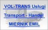 VOL-TRANS Usługi- Transport - Handel  MIERNIK EMIL
